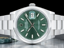 Rolex Datejust 36 Verde Menta Oyster 126200 Mint Green